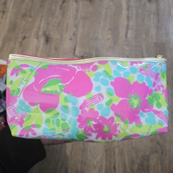COPY - Lilly Pulitzer Floral Cosmetic Bag - Picture 4 of 4